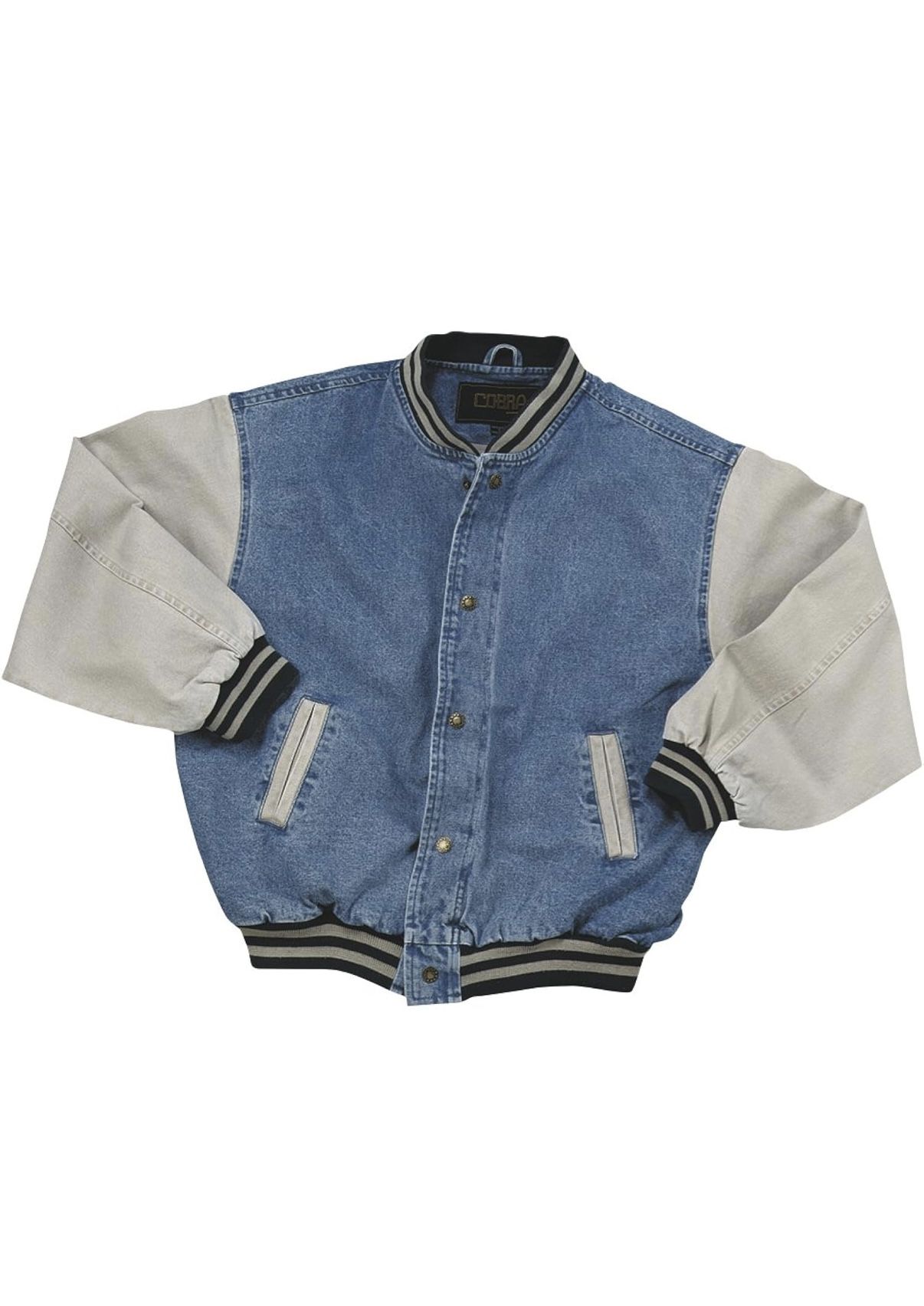 Denim Varsity Jacket