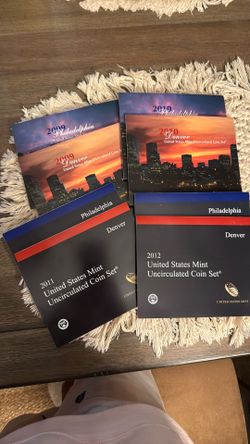 Uncirculated Coin Sets  Denver & Philadelphia 4 Years