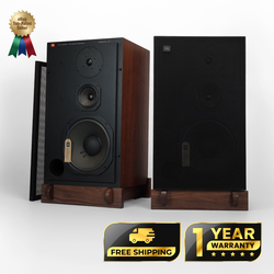 JBL L110 Vintage 3-Way Speakers (Pair) - Professionally Restored, 1-Year Warranty