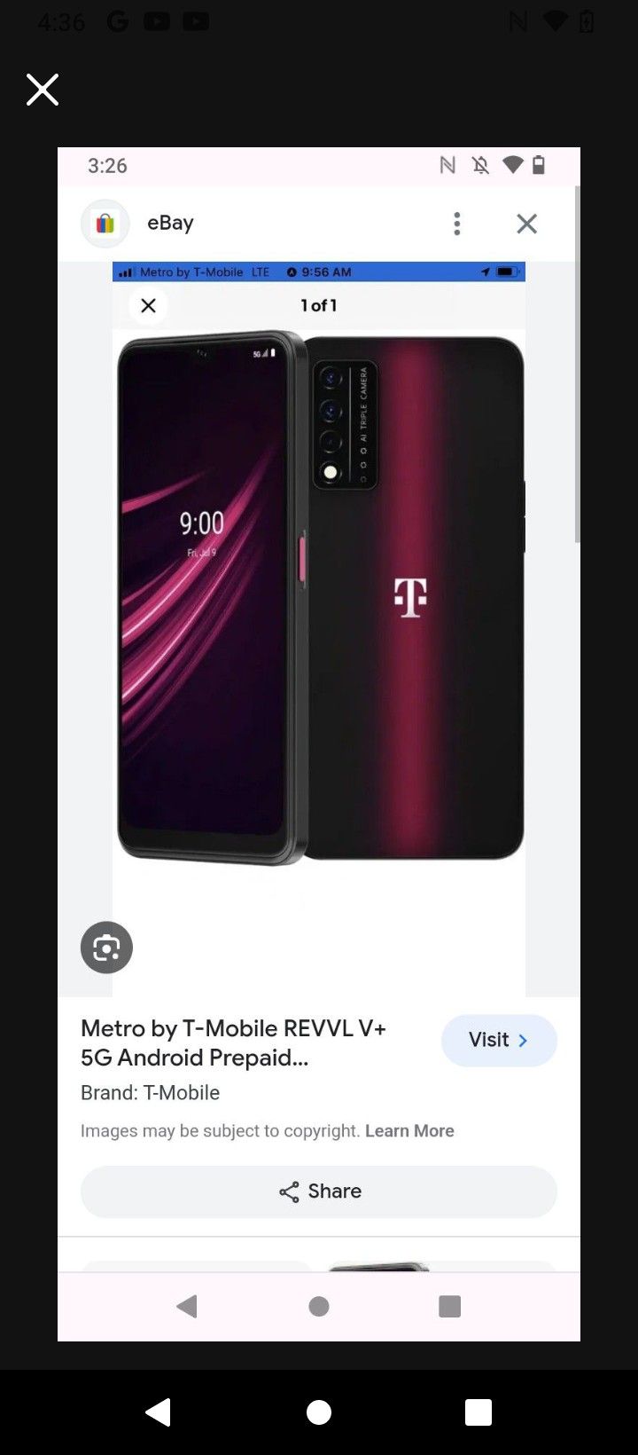 Metro Revvl V+