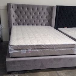 Queen Size Bed Frame With Mattress Included