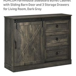 4 Farmhouse Buffet Cabinet Salon Station