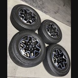 4 X 255/70r18 6x5.5 6x139.7  Stock Ford Bronco Tacoma Tundra 4Runner Sequoia Rims Wheels Yukon Tahoe  Tires!