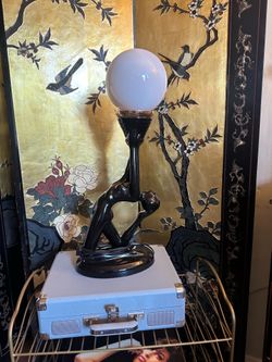 Mid century modern Porcelain Lamp
