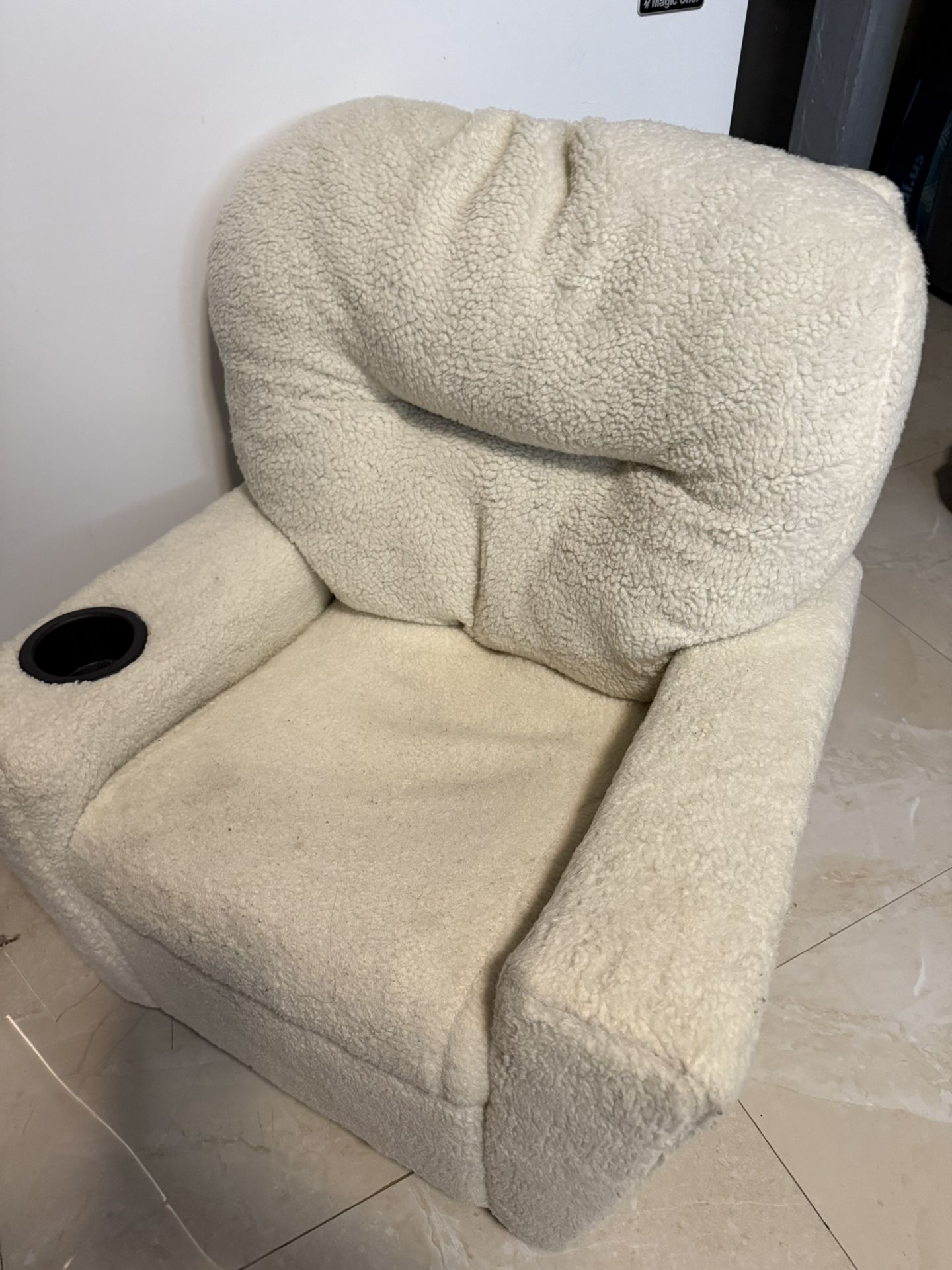 Toddler Sherpa Recliner