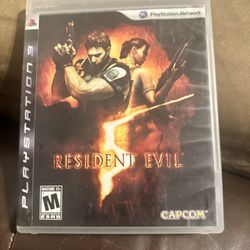 PS3 Game Resident Evil