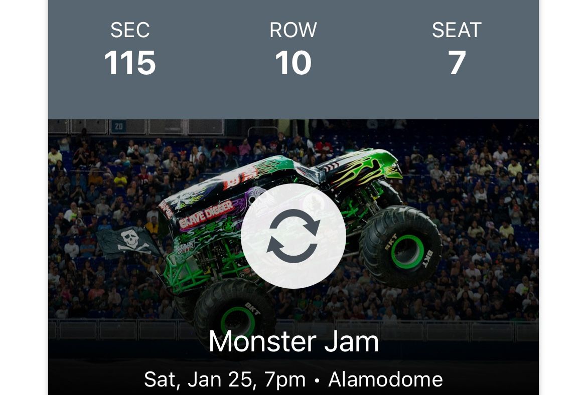 Monster Jam Ticket