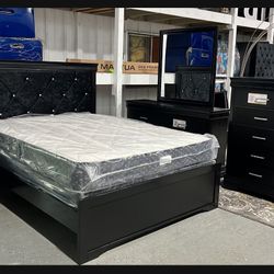 NEW QUEEN AND KING SIZE BED WITH MATTRESS AND BOXSPRING INCLUDING FREE DELIVERY - BEDROOM FURNITURE SECTIONAL SOFA AND MORE 