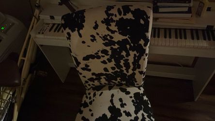 Cute cow print chairs