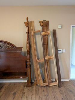 Solidwood California King bed frame