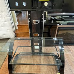 Tv Stand / Like New - Glass