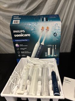 Philips Sonicare Professional Clean Plus Electric Toothbrush - 2 Pk New Open Box