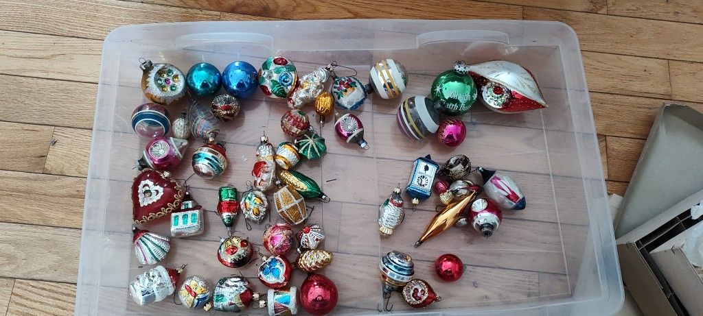 Antique Glass Ornaments