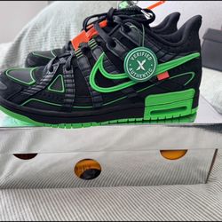 Nike Air Rubber Dunk Off-white Green Strike