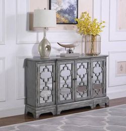 Antique Grey Accent Cabinet $499- Lowest Prices Ever!
