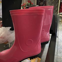 Pink Rain Boots