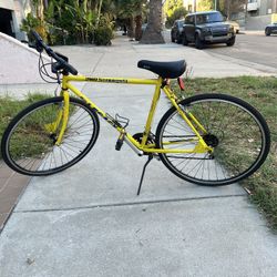 2WD Yellow Serengeti Legacy two speed road bicycle