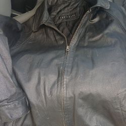 Perry Ellis Leather Jacket