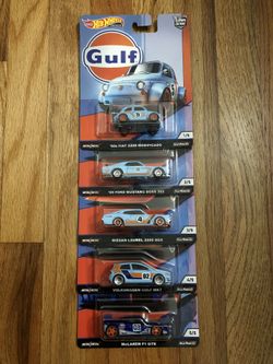 Hotwheels gulf set