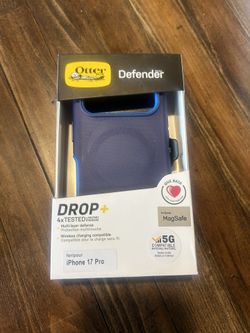 Otter box defender series for iPhone 17 pro blue