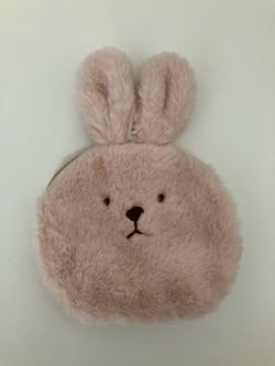 Fluffy Bunny Coin Purse