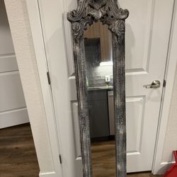 Mirror Carved Wood Lafayette Wall Mirror Dimensions: 15x1x67h.