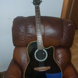 Applause Acoustic Guitar Like New Electric Plug