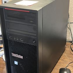 Lenovo ThinkStation P520c Xeon W-2125 4GHz 64GB 512GB SSD+1TB HDD GTX1650 4GB Graphics Win11P . In Excellent Working Condition. 