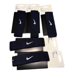 NEW! Nike Swoosh Headbands EACH Gym Workouts Sports Athletics Blue