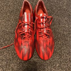 Adidas F50 Adizero FG Orange Red 9.5M