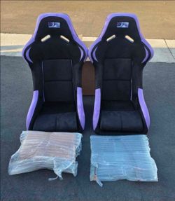 J2 Universal Racing Bucket Seats Asientos Deportivos Universales