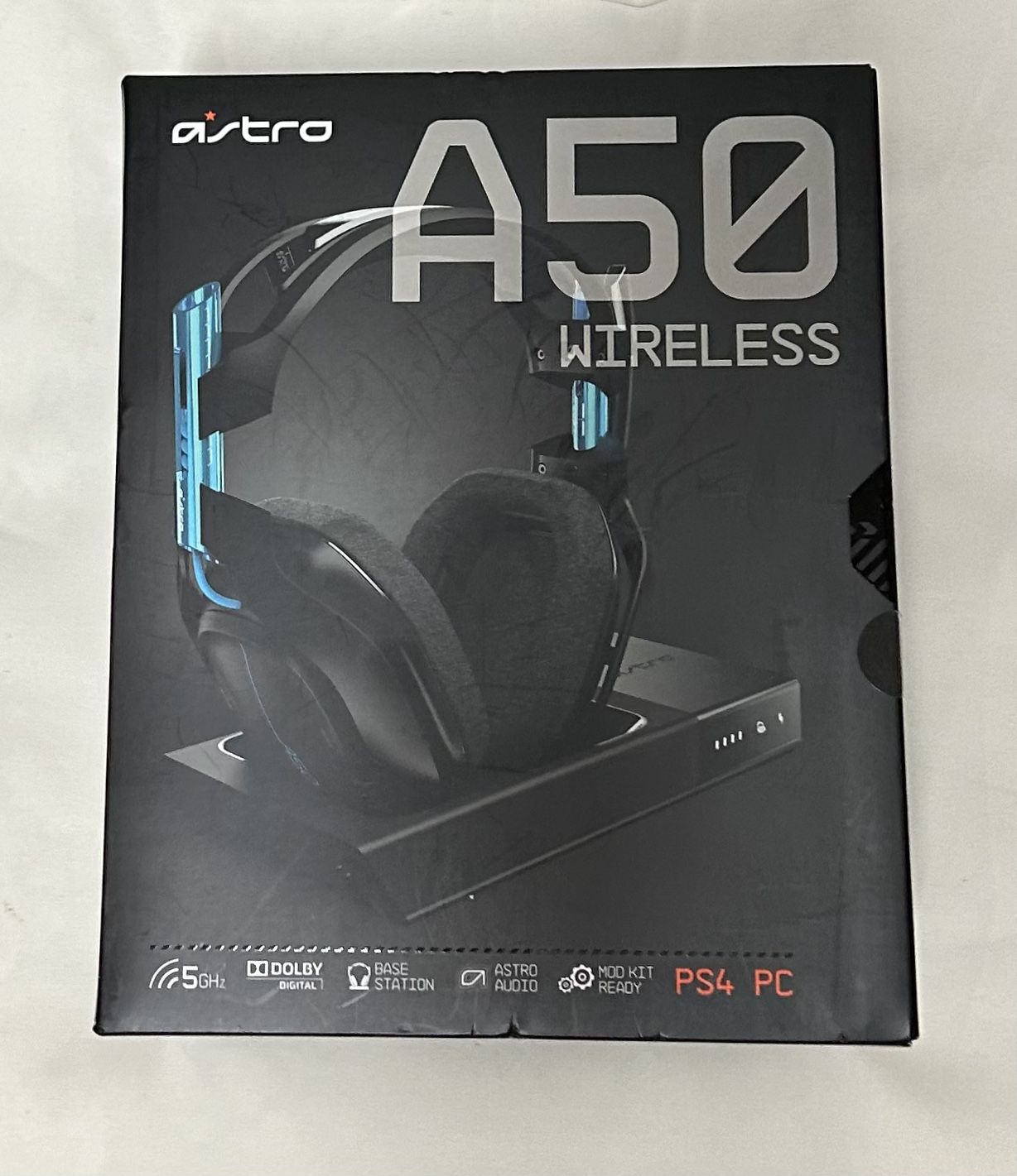 Astro A50 Wireless Gaming Headset - Gen 3 - Black/Blue - PS4/PS5/PC - EUC