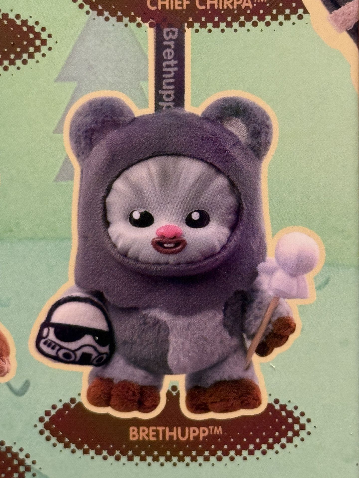 STAR WARS EWOKS COSBI PLUSH KEYCHAIN COLLECTION BRETHUPP