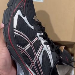 ASICS Red And Silver