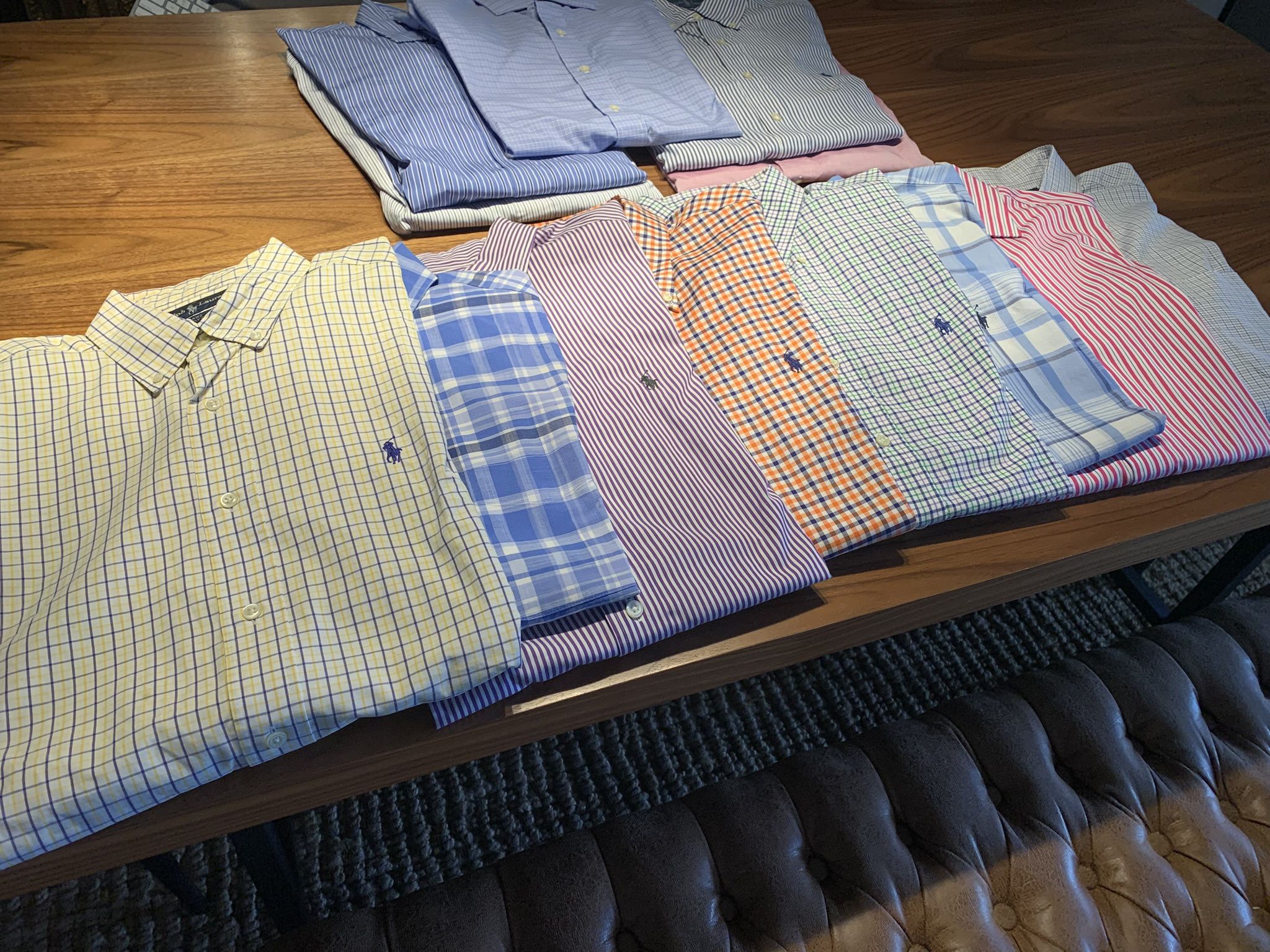 Polo Ralph Lauren Shirts. Size L./XL.  Aventura $35 Each Long Sleeve 