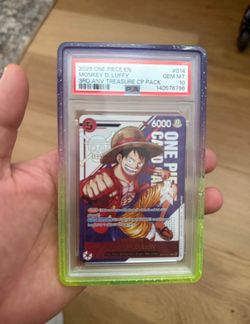 One Piece Campaign Pack Treasure Luffy PSA 10
