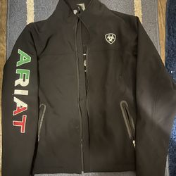 Ariat Men’s Leather Jacket Size Small 