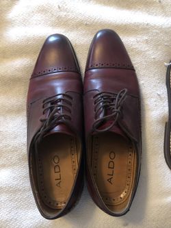 Oxblood derby men’s dress shoes size 8