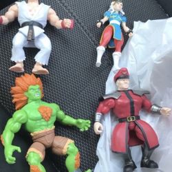 Savage World brand Street Fighter action figures