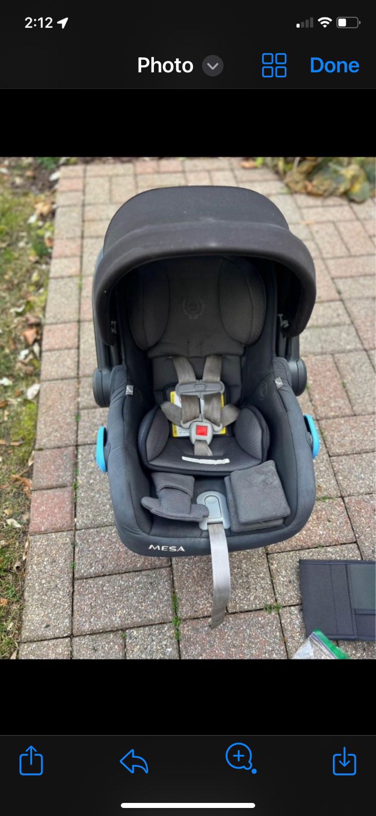 Uppa Infant Car Seat & 2 Bases
