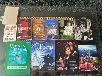 Huge 11-Book Mega Sale Lot - Fiction Classics, Memoirs, & College Textbooks