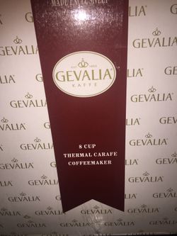 New!!! Gevalia 8 cup coffee maker
