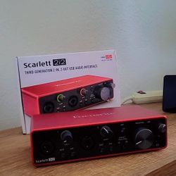 Focusrite Scarlett 2i2 Audio Interface