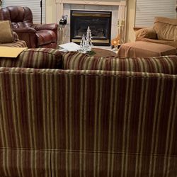 Free Thomasville Sectional Couch And Chair With Ottoman 