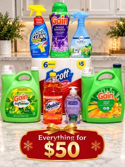 Gain Household Cleaning & Laundry Bundle