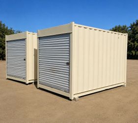 10 FOOT CUSTOM REFURBISHED W/ROLL UP DOOR 8’6 TALL SHIPPING CONTAINER,SHED,STORAGE,CONEX