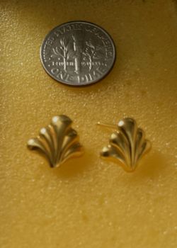 18k Yellow Gold Earrings 