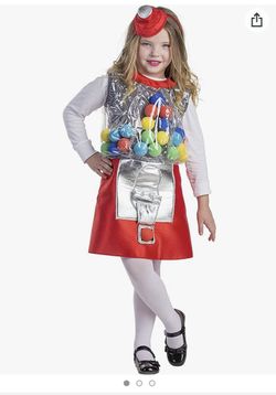 Gum Ball Machine Costume Size Medium (8-10)
