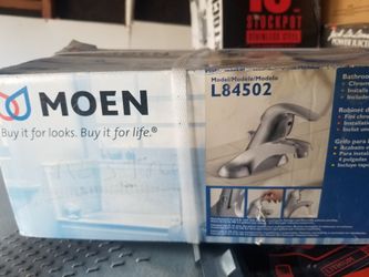 New Moen chrome bathroom faucet