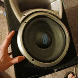 1 Ten Inch Polk Audio In Rocferd Box